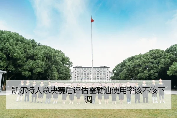 凯尔特人总决赛后评估霍勒迪使用率该不该下调